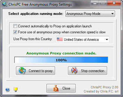 ChrisPC Free Anonymous Proxy