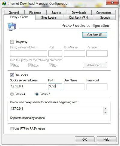 ChrisPC Free Anonymous Proxy for greater security and privacy with Internet Download Manager